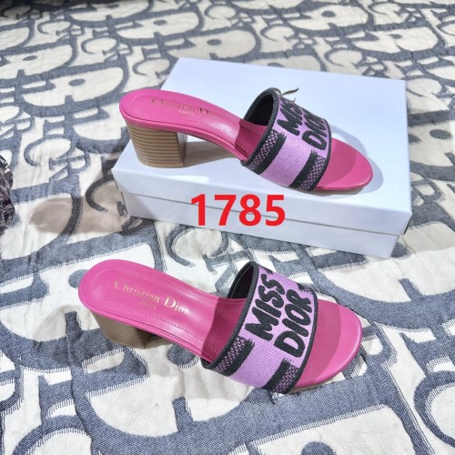 Women heel slipper shoes,  size 35-42, SS50-1785