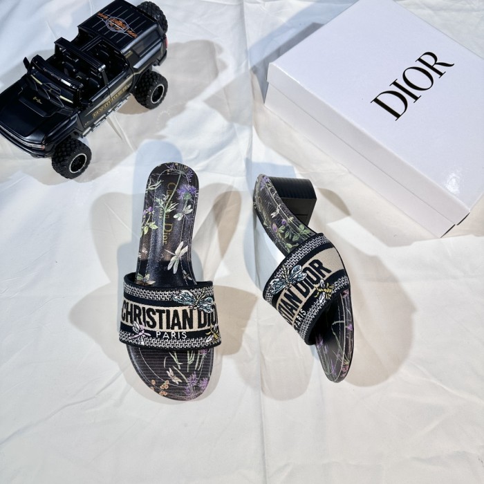 Women heel slipper shoes,  size 35-42, SS50-1809