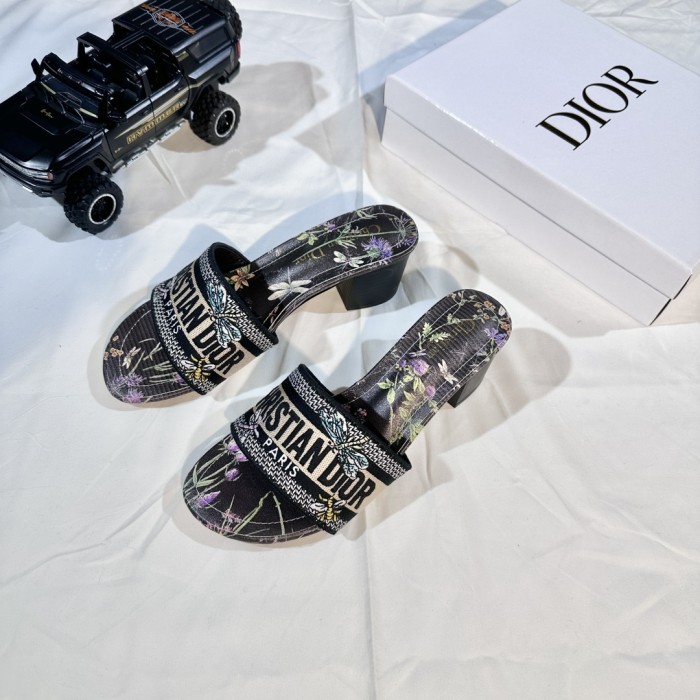 Women heel slipper shoes,  size 35-42, SS50-1809