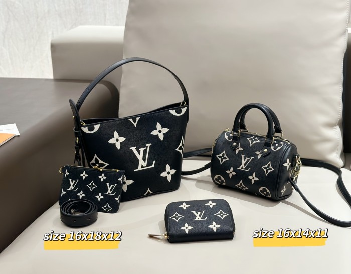 Split leather bag a set,3A ,no box,  B75-356