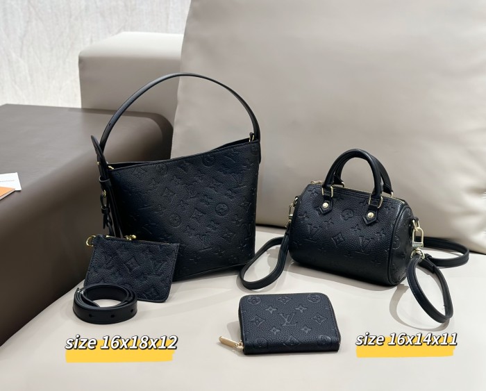 Split leather bag a set,3A ,no box,  B75-355