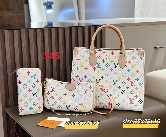 Split leather bag a set,3A ,no box,  B75-345