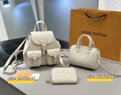Split leather bag a set,3A ,no box,  B75-348