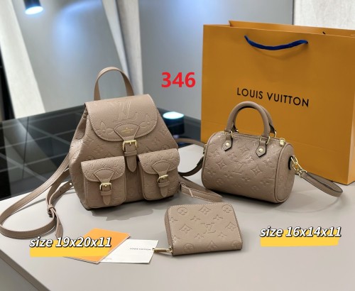 Split leather bag a set,3A ,no box,  B75-346