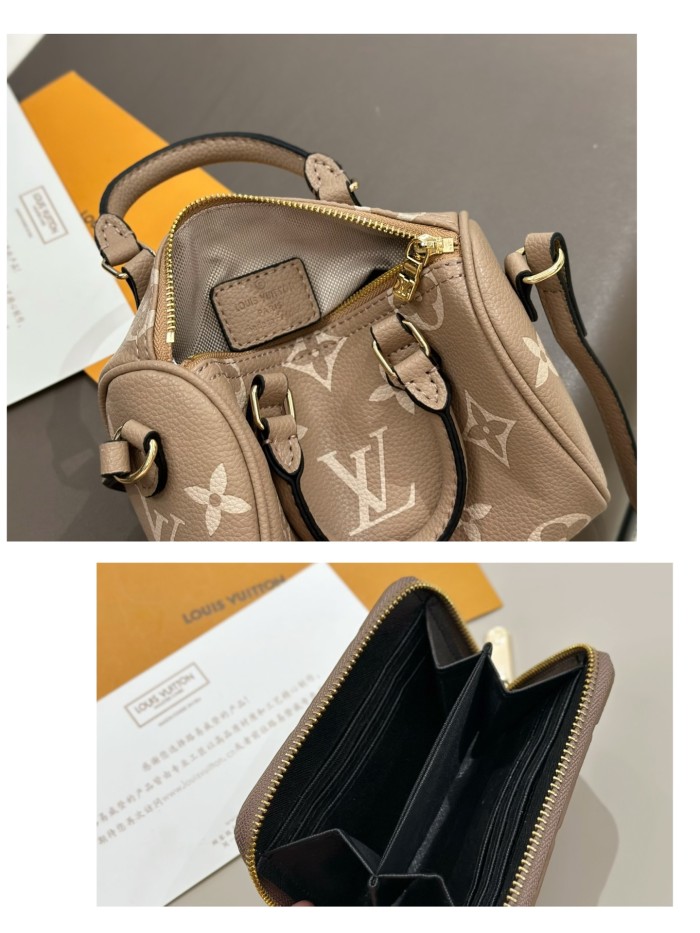 Split leather bag a set,3A ,no box,  B75-357