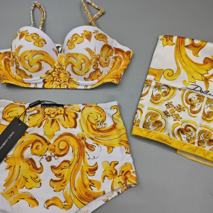 Ladies' sexy swimsuit and scarf ,SW25-251