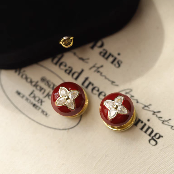 Earring jewelry ,with box,  J25-177
