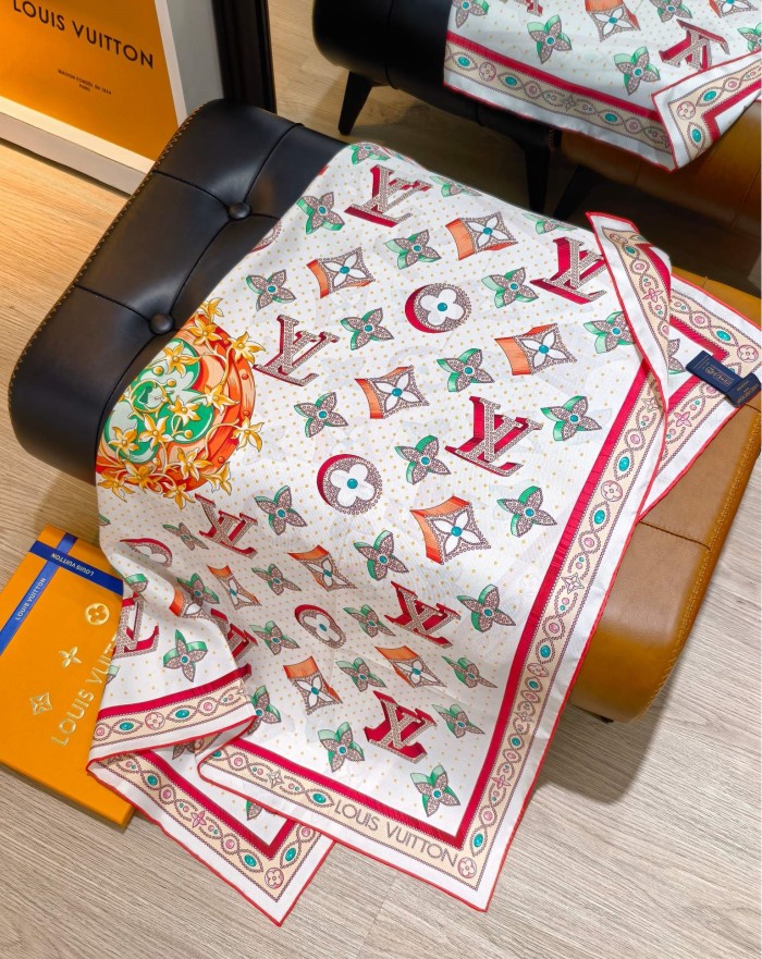 Cotton silk scarf, size 90x90cm, SF20-151