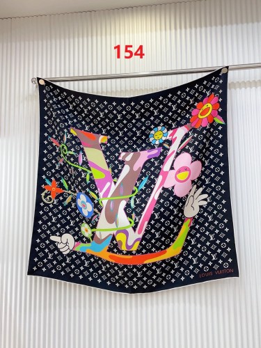 Cotton silk scarf, size 90x90cm, SF20-154
