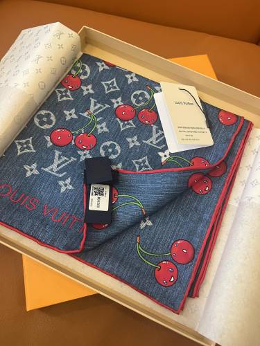 Cotton silk scarf, size 90x90cm, SF20-158