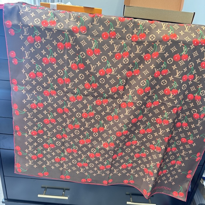 Cotton silk scarf, size 90x90cm, SF20-159