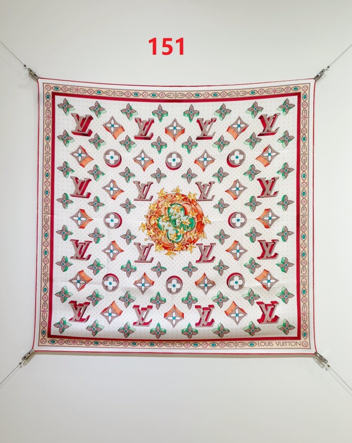 Cotton silk scarf, size 90x90cm, SF20-151