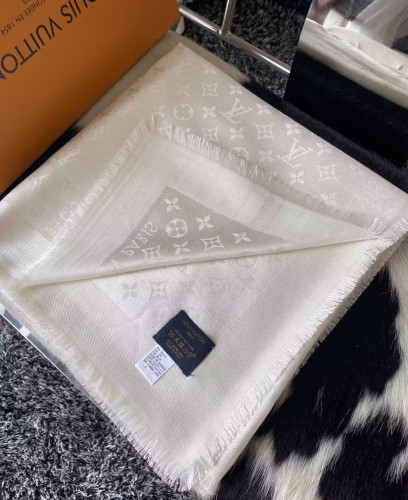 Cashmere cotton scarf for men women, size 142.5x142.5cm, no box. SF25-30