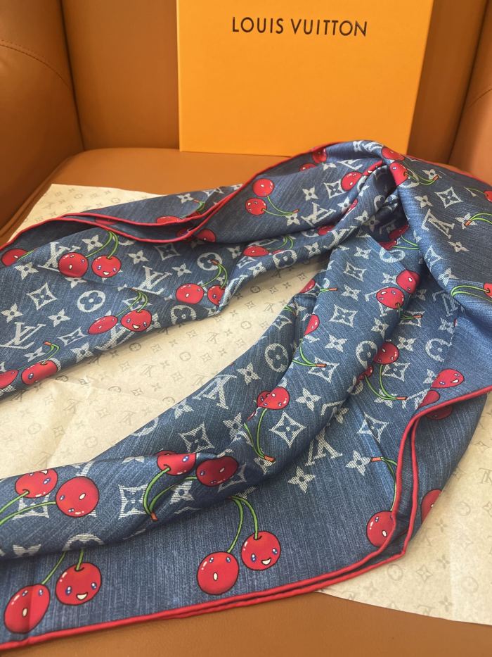 Cotton silk scarf, size 90x90cm, SF20-158