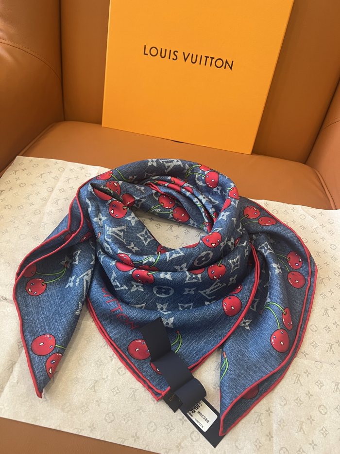 Cotton silk scarf, size 90x90cm, SF20-158