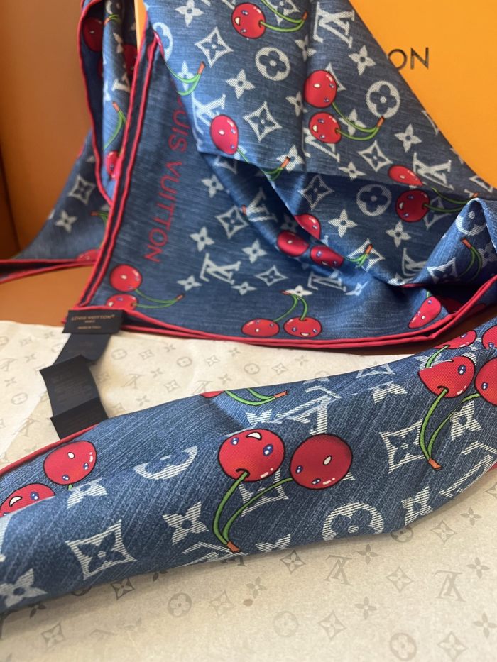 Cotton silk scarf, size 90x90cm, SF20-158