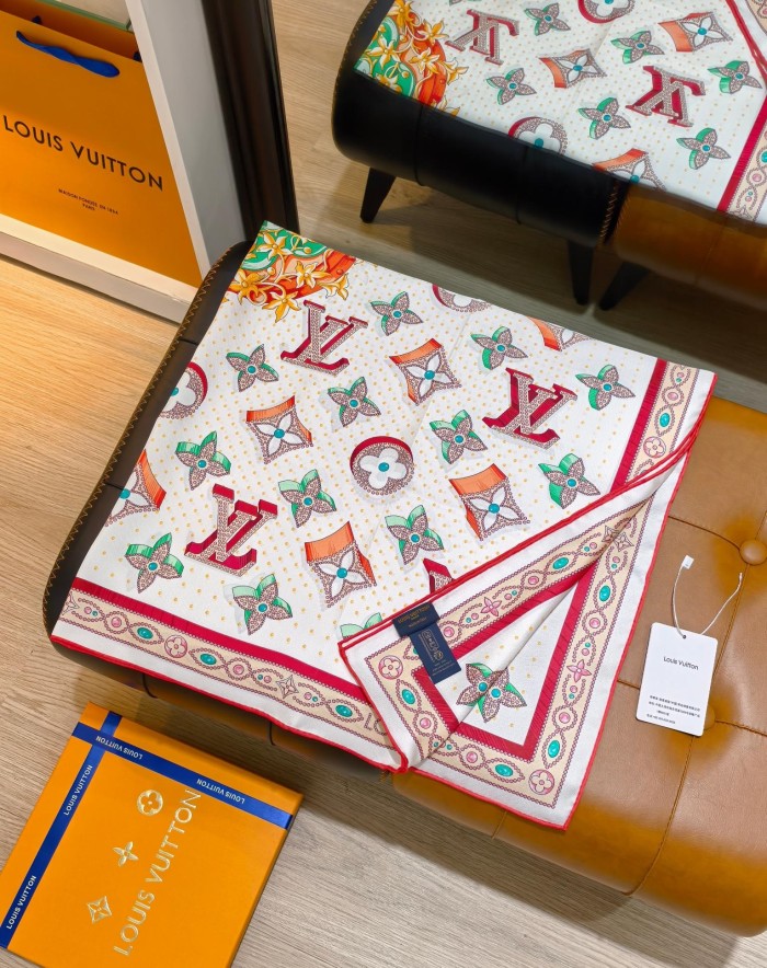 Cotton silk scarf, size 90x90cm, SF20-151