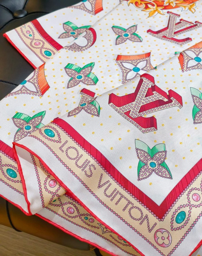 Cotton silk scarf, size 90x90cm, SF20-151