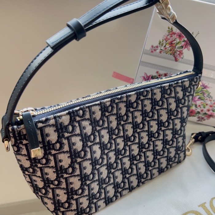 Denim split leather bag, 3A,size 23X13cm,no box,B68-154