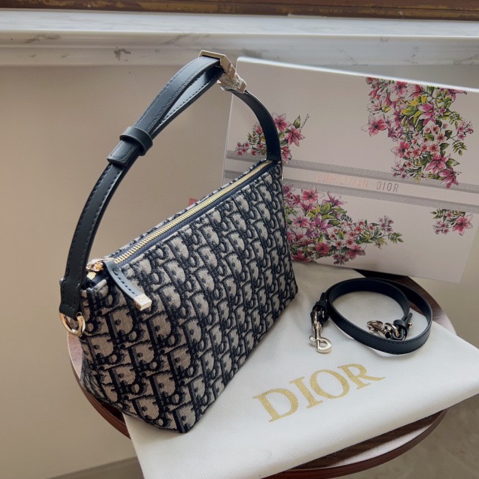 Denim split leather bag, 3A,size 23X13cm,no box,B68-154