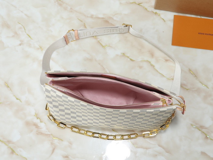 Split leather bag ,4A ,size 34X24X12cm,no box,  B80-157