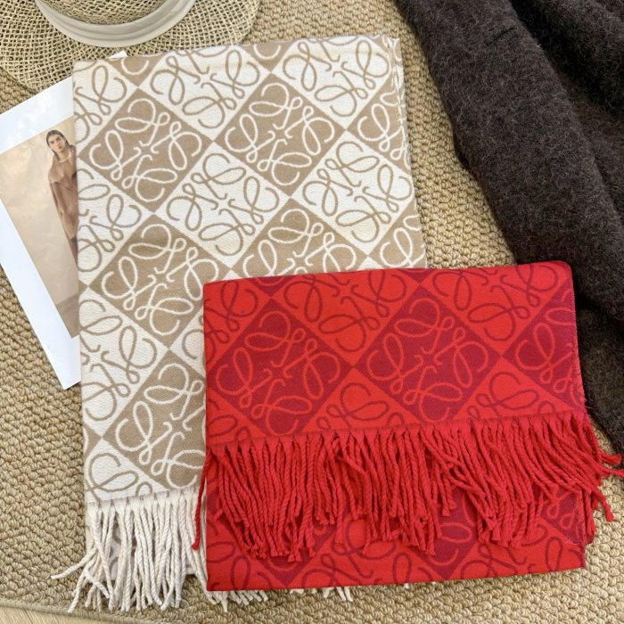 Cashmere cotton scarf for men women, size 65x180cm, no box. SF25-71-77
