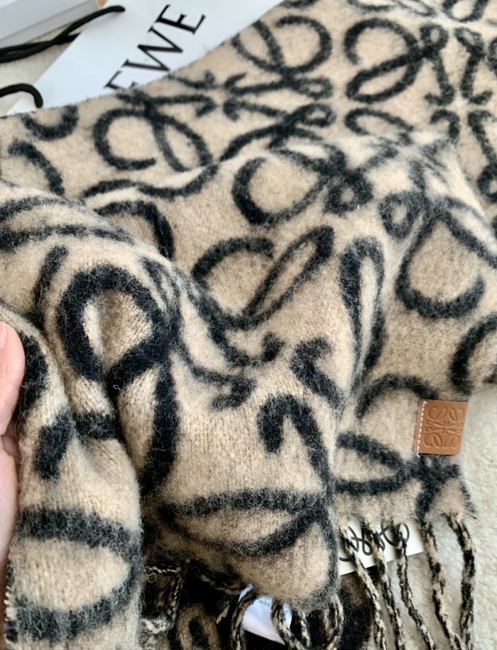 Cashmere cotton scarf for men women, size 36-210cm, no box. SF25-66-69