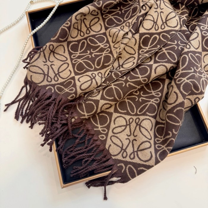 Cashmere cotton scarf for men women, size 65x180cm, no box. SF25-71-77