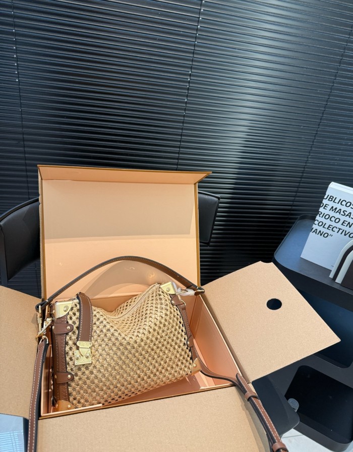 Canvas Straw plaited article bag ,4A ,size 23x16cm,no box,  B88-344