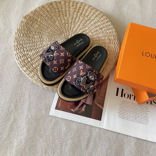 Women's flat slippers shoes, size 35-42, SS60-3445