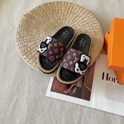 Women's flat slippers shoes, size 35-42, SS60-3444