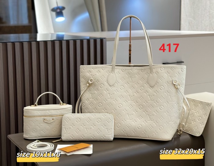 Split leather bag a set,3A ,no box,  B75-417