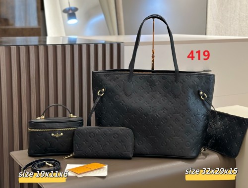 Split leather bag a set,3A ,no box,  B75-419