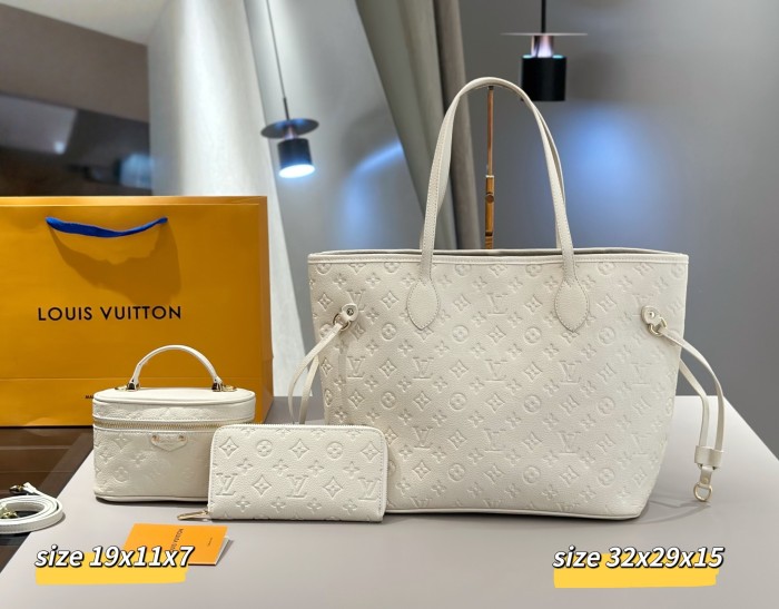 Split leather bag a set,3A ,no box,  B75-417