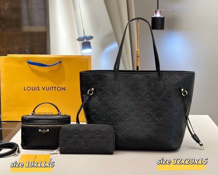 Split leather bag a set,3A ,no box,  B75-419