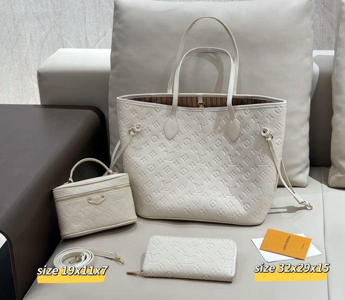 Split leather bag a set,3A ,no box,  B75-417