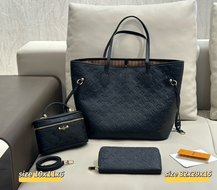Split leather bag a set,3A ,no box,  B75-419