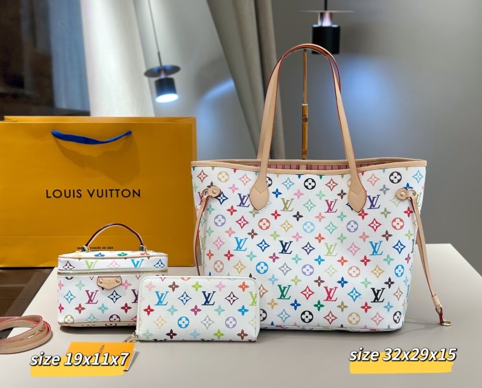 Split leather bag a set,3A ,no box,  B75-420