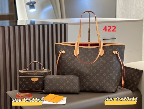 Split leather bag a set,3A ,no box,  B75-422