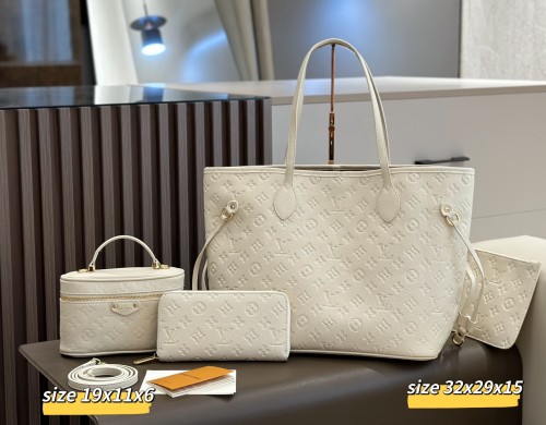 Split leather bag a set,3A ,no box,  B75-417