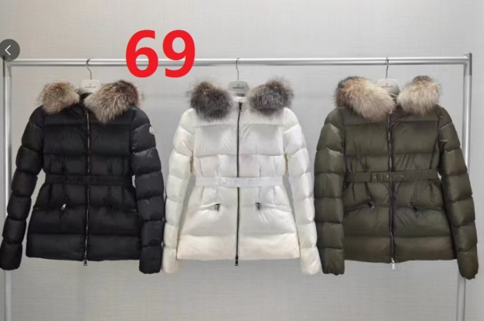 Women's winter thick white duck down jacket coat, CL158-69