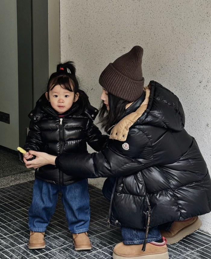 Kids winter thick duck down jacket coat clothes, CL110-157