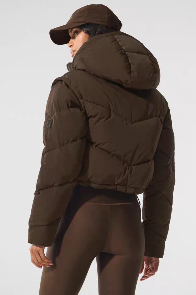 Women double-zipper down cotton jacket clothes， CL88-67