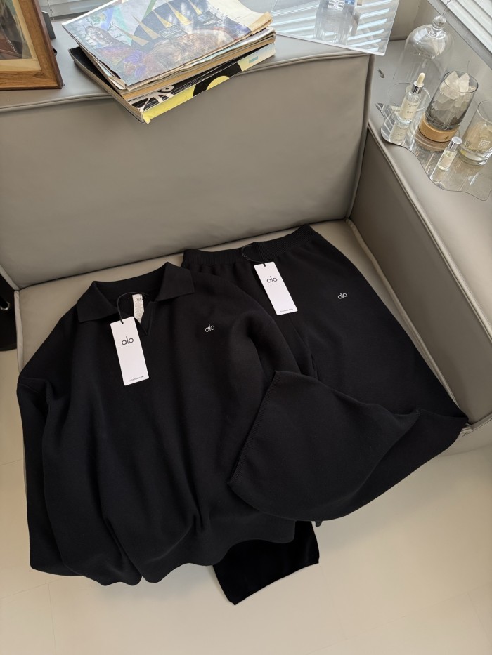 Knit sweater top + pants suit  clothes, elastic， CL68-7