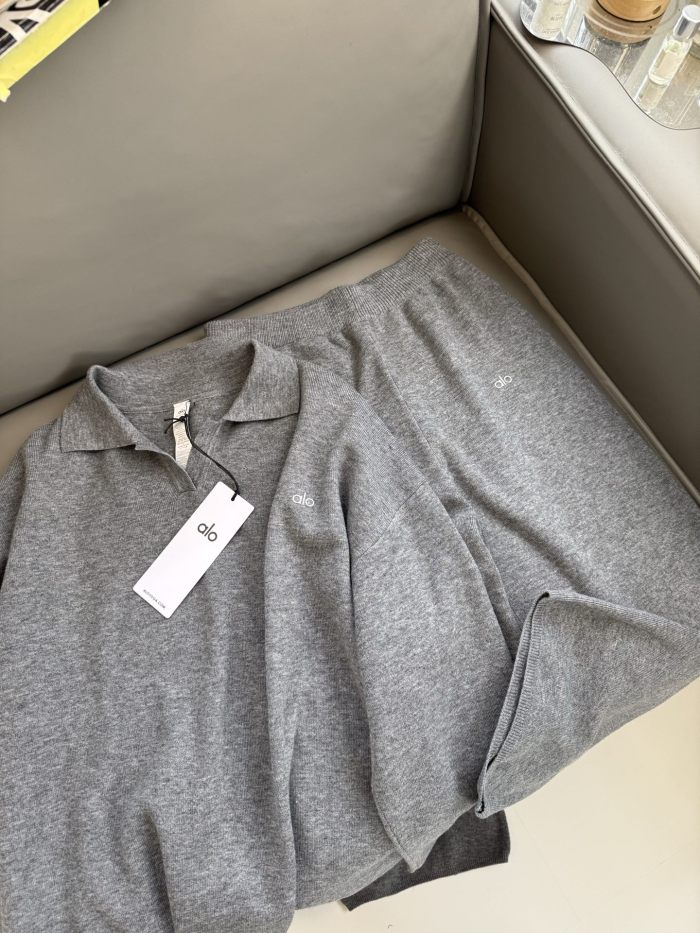 Knit sweater top + pants suit  clothes, elastic， CL68-7