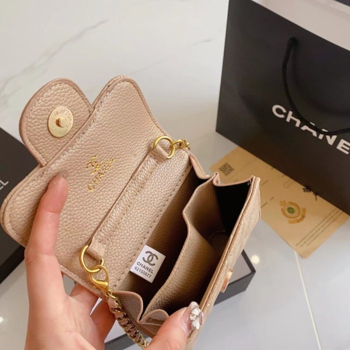 Split leather change purse bag, no box,B20-12-13
