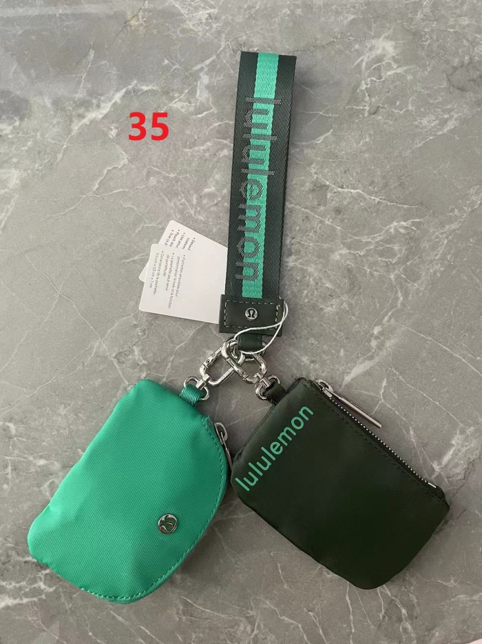 Waterproof nylon running yoga dual pouch wristlet  wrist key case coin purse bag,size 11.5*7*1cm,B25-28-56