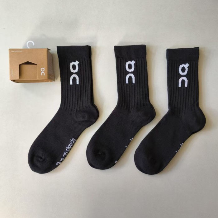 Breathable sports cotton socks for men women，3 pairs of 1 box ,CL10-55-60
