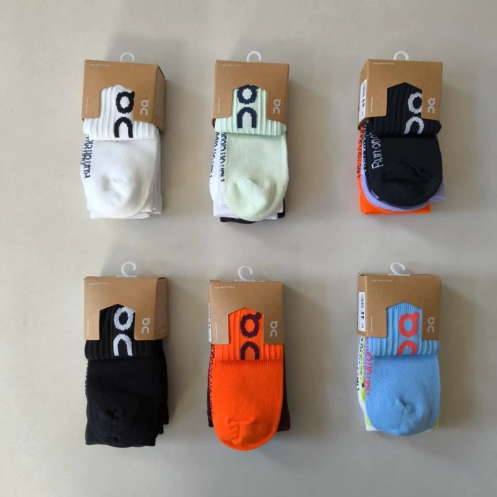 Breathable sports cotton socks for men women，3 pairs of 1 box ,CL10-55-60