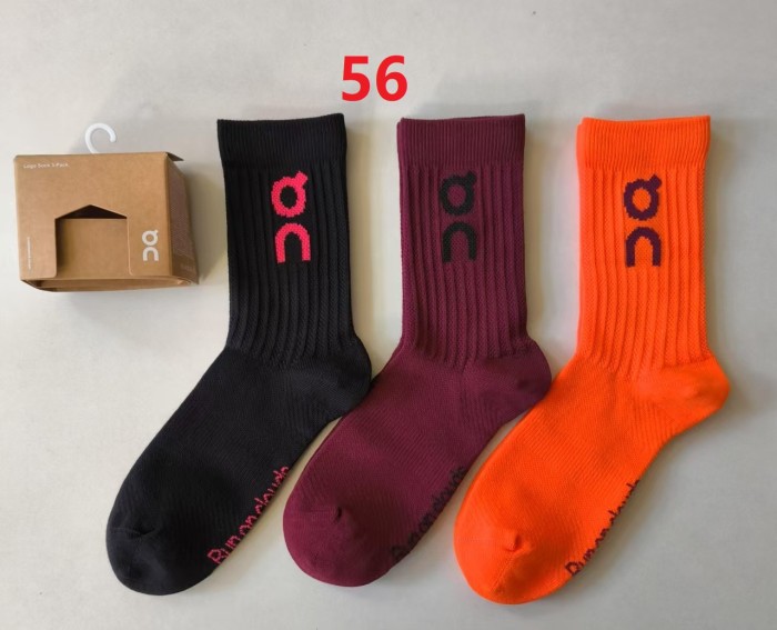 Breathable sports cotton socks for men women，3 pairs of 1 box ,CL10-55-60